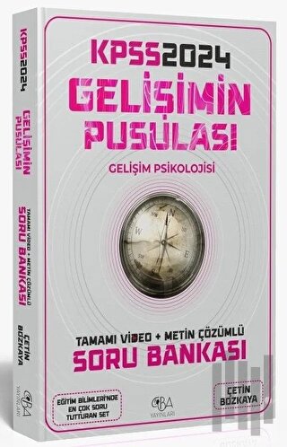 CBA Yayınları 2024 KPSS Eğitim Bilimleri Gelişim Psikolojisinin Pusulası Soru Bankası Video Çözümlü