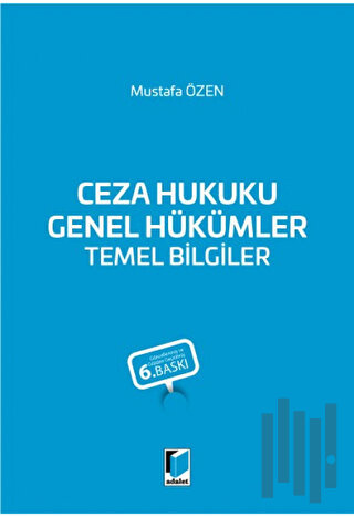 Ceza Hukuku Genel Hükümler Temel Bilgiler | Kitap Ambarı