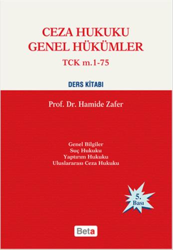 Ceza Hukuku Genel Hükümler