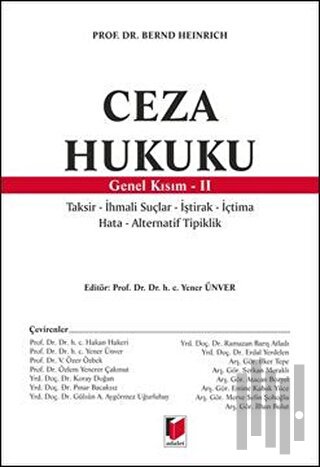 Ceza Hukuku - Genel Kısım 2