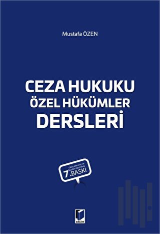 Ceza Hukuku Özel Hükümler Dersleri | Kitap Ambarı