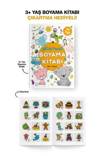 Çıkartmalı Boyama Kitabı 3 Yaş +
