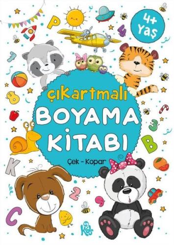 Çıkartmalı Boyama Kitabı Çek Kopar 4+Yaş | Kitap Ambarı