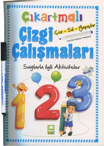 Çıkartmalı Çizgi Çalışmaları Sayılarla İlgili Aktiviteler