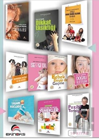 Çocuğumu Büyütüyorum (10 Kitap) Adım Adım Çocuk ve Ergen Gelişimi