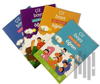 Çocuk Boyama Kitabı (4 Kitap Takım)