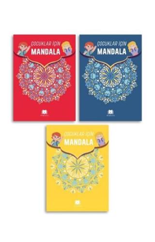 Çocuklar İçin Mandala Seti - 3 Kitap Takım