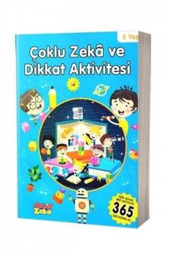 Çoklu Zeka ve Dikkat Aktivitesi 5 Yaş - Mavi Kitap