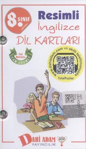 Dahi Adam 8. Sınıf Resimli İngilizce Dil Kartları | Kitap Ambarı