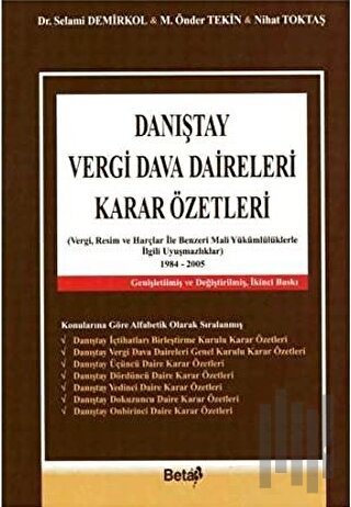 Danıştay Vergi Dava Daireleri Karar Özetleri (Ciltli) | Kitap Ambarı