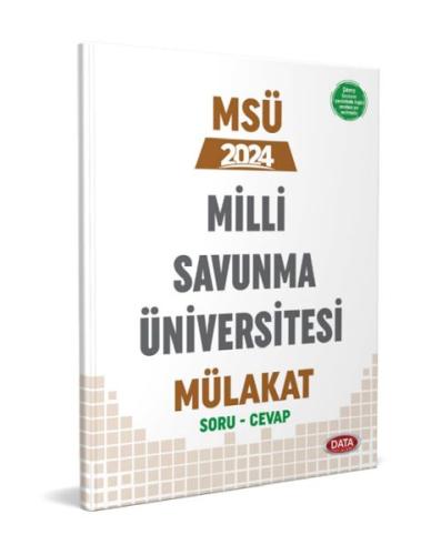 Data Milli Savunma Üniversitesi (Msü) Mülakat Soru - Cevap | Kitap Amb
