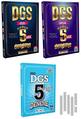 DGS 15 Deneme 3' lü Set