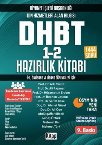 KPSS Ortaöğretim Din Hizmetleri Alan Bilgisi DHBT 1-2 Hazırlık Kitabı 