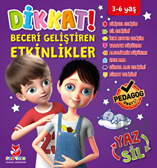 Dikkat Ve Beceri Geliştirici Etkinlikler Mor Seri