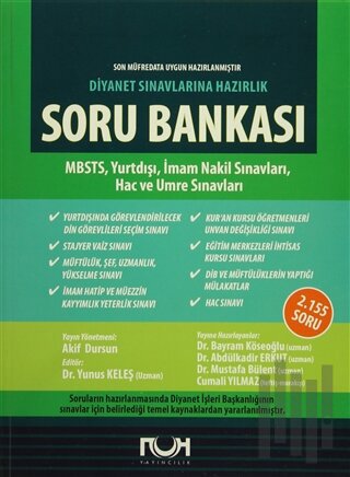 Diyanet Sınavlarına Hazırlık Soru Bankası | Kitap Ambarı