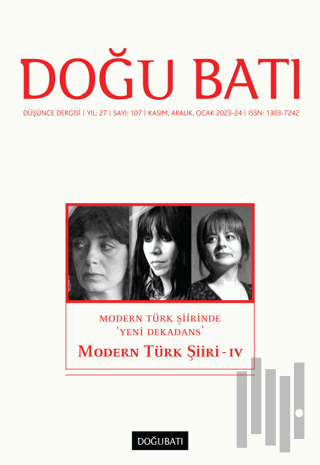Doğu Batı Düşünce Dergisi Yıl: 27 Sayı: 107 - Modern Türk Şiiri 4 | Ki