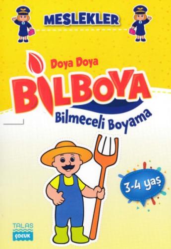 Meslekler - Doya Doya Bilboya Bilmeceli Boyama | Kitap Ambarı