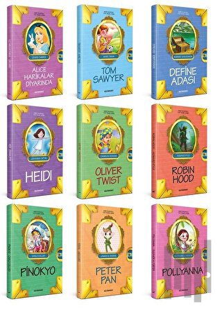 Dünya Çocuk Klasikleri - (9 Kitap Takım)