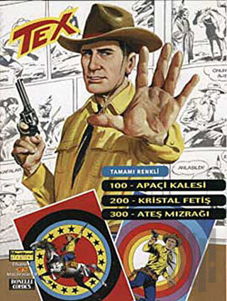 Efsanevi Tex Maceraları Sayı: 9 Apaçi Kalesi - Kristal Fetiş - Ateş Mızrağı