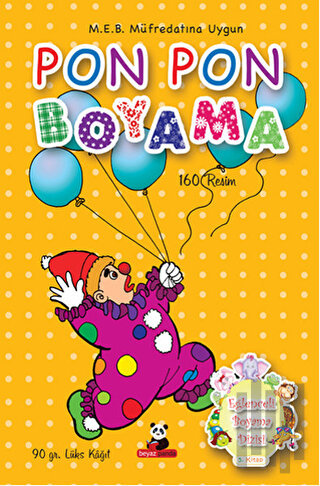 Eğlenceli Boyama Dizisi 5 : Pon Pon Boyama