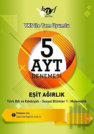 Eşit Ağırlık 5 AYT Denemesi