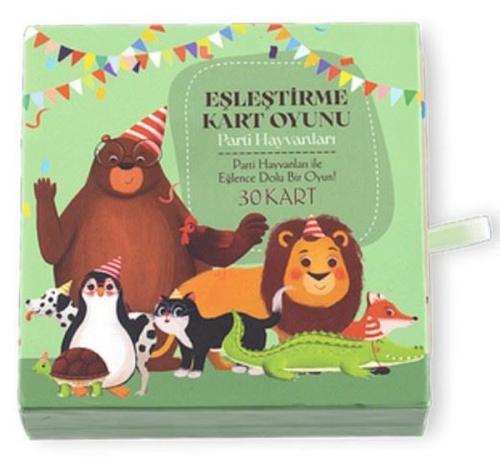 Eşleştirme Kart Oyunu - Parti Hayvanları - 30 Kart | Kitap Ambarı