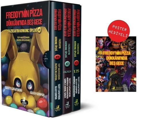Fazbearin Korkunç Tipleri Seti - 3 Kitap Takım Kutulu Set