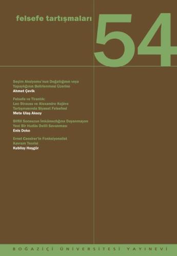 Felsefe Tartışmaları 54 | Kitap Ambarı