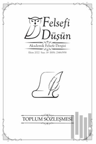 Felsefi Düşün Sayı: 19 - Toplum Sözleşmesi