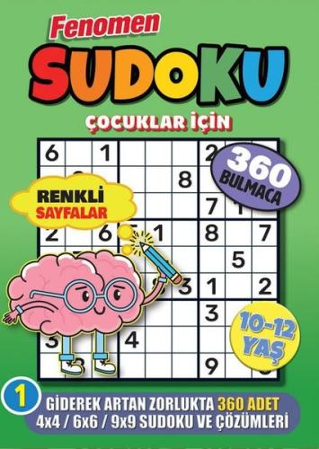 Fenomen Çocuklar İçin Sudoku 10 - 12 Yaş | Kitap Ambarı