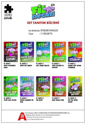 Fil Necati Seti - 10 Kitap Takım | Kitap Ambarı