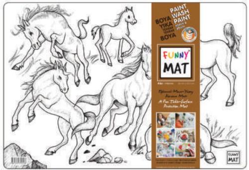 Funny Mat -  Atlar 33,5x48cm