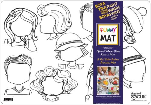 Funny Mat - Duygular - Küçük 33,5x48cm