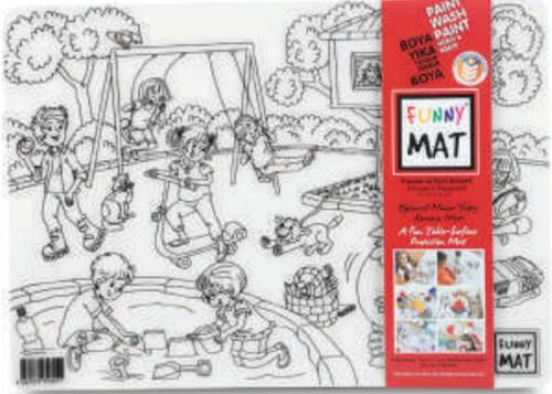 Funny Mat - Prenses Ve Oyun Bahçesi 25 X 35 Cm | Kitap Ambarı