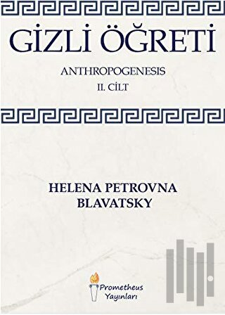 Gizli Öğreti - Anthropogenesis 2. Cilt | Kitap Ambarı