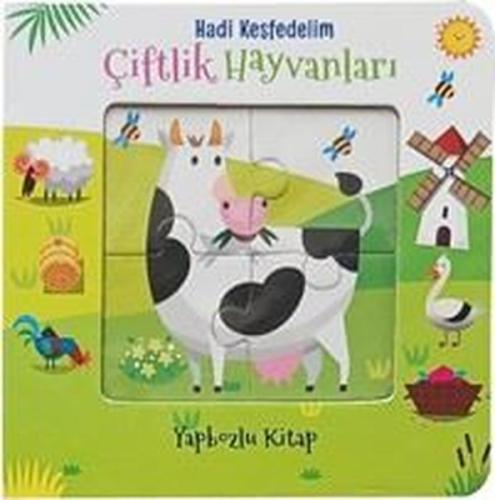 Hadi Keşfedelim - Çiftlik Hayvanları - Yapbozlu Kitap | Kitap Ambarı