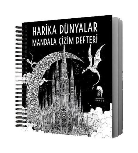 Harika Dünyalar - Mandala Çizim Defteri | Kitap Ambarı