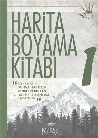 Harita Boyama Kitabı 1 | Kitap Ambarı