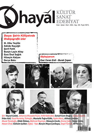 Hayal Kültür Sanat Edebiyat Dergisi Sayı 88