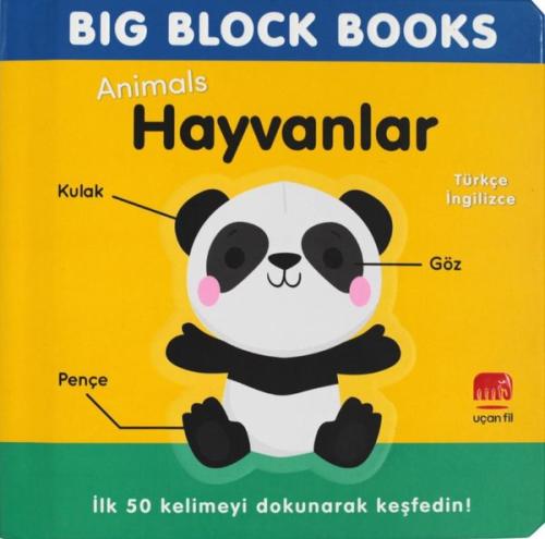 Hayvanlar (Animals) Big Block Books Türkçe - İngilizce (Ciltli) | Kita