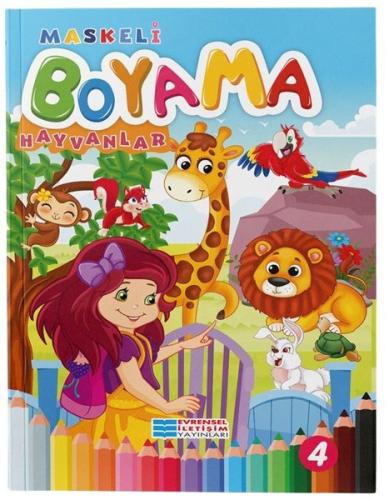 Hayvanlar - Maskeli Boyama | Kitap Ambarı