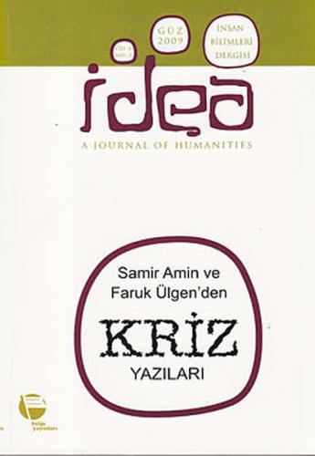 İdea Sayı: 2 İnsan Bilimleri Dergisi