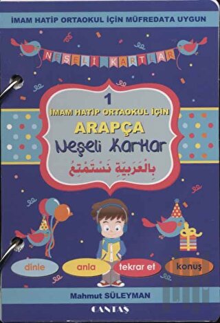 İmam Hatip Okulları İçin Arapça Neşeli Kartlar 1 (Cd Ekli)