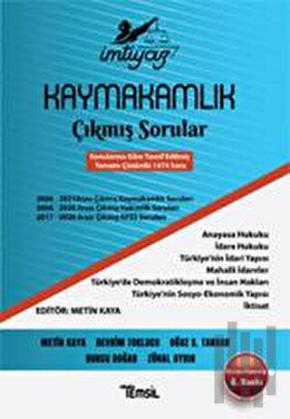 İmtiyaz Kaymakamlık Çıkmış Sorular | Kitap Ambarı