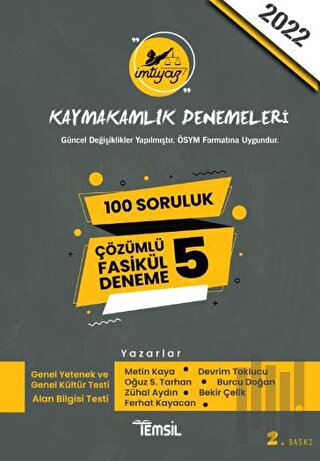 İmtiyaz Kaymakamlık Denemeleri