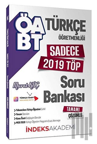 ÖABT Türkçe Öğretmenliği Sadece 2019 TÖP Soru Bankası Çözümlü
