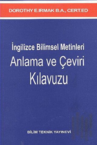 İngilizce Bilimsel Metinleri Anlama ve Çeviri Kılavuzu