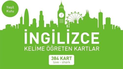 İngilizce Kelime Öğreten Kartlar - Yeşil Kutu - 384 Kart | Kitap Ambar