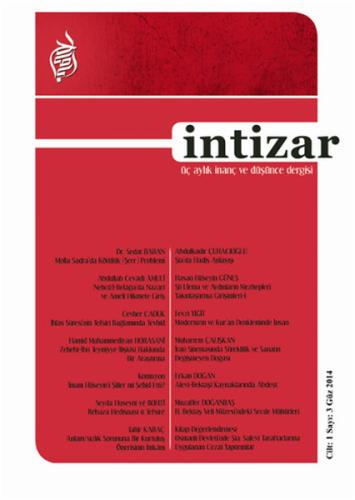 İntizar Dergisi Sayı:3 Cilt: 1 | Kitap Ambarı