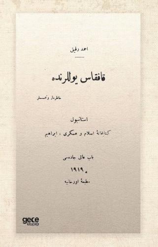 Kafkas Yollarında - Osmanlıca